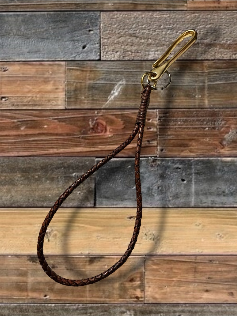 🔥HAND CRAFTED LEATHER/ BRASS KEYCHAIN #9🔥